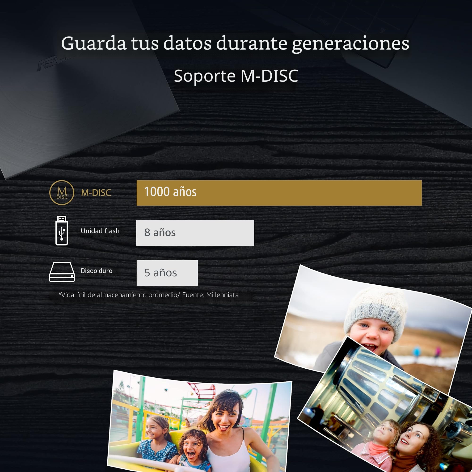 ASUS ZenDrive U8M - Grabadora DVD Externa Ultrafina con Interfaz
